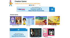 Desktop Screenshot of creationgame.net